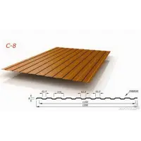 Профнастил С-8(Тип), 0.45 мм, PE, RAL ** Stynergy, 1.2 * м2