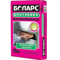 Шпаклевка цементная БОЛАРС ВЫРАВНИВАЮЩАЯ белая 25 кг