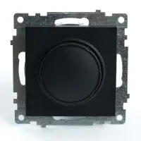 Выключатель диммирующий СП STEKKER Катрин TRIAC (механизм) 250В, 500W черный (GLS10-7106-05)