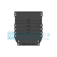 Заглушка торцевая GIDROLICA Standart/Standart Plus DN100 для лотка водоотводного пластиковая универсальная 4х185х152 арт.18101