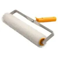 Валик игольчатый 75х400 мм, бюгель 8 мм STAYER " PROFESSIONAL" для наливных полов в сборе, пластмассовые иглы