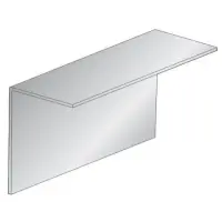 Профиль крепежный АТ Г-образный 40*40*3000мм порошковая окраска 1,2мм