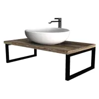 Столешница 1МАРКА GRUNGE LOFT 80 Дуб Намибия