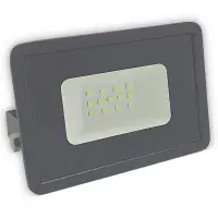 Прожектор светодиодный 10W 4000К 220V IP65 850Лм 104х92х24мм серый Китай СДО Фарлайт