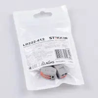 Клеммы строительно-монтажные 2-проводные, LD222-412 (5 шт) STEKKER