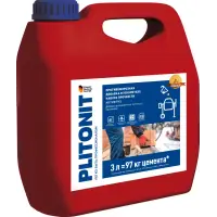Добавка противоморозная ПЛИТОНИТ АНТИФРИЗ для модифицированных смесей 3 л (до -35°С)