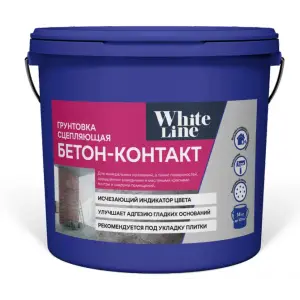 Грунт контактный для бетона с индик.цвета акриловый 3,5кг WL