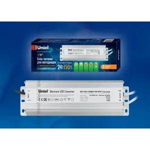 Блок питания 150Вт, 24В, IP67, 2 выхода Uniel UET-VAJ-150B67