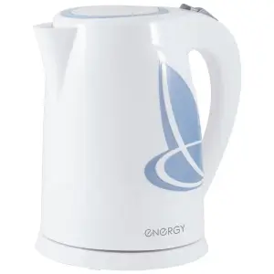 Чайник ENERGY E-211 (1,8 л диск) бело-голубой*