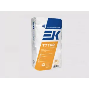 Штукатурка цементная EK ТТ100 STRONG машинного и ручного нанесения 25 кг