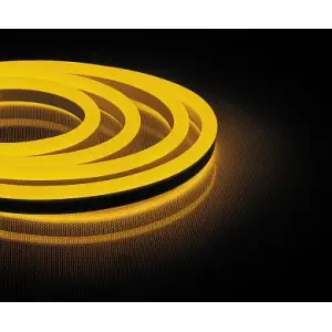 Лента светодиодная неоновая 9,6W, желтый, IP67, Feron, 120SMD(2835) LS720 (бухта 50м)