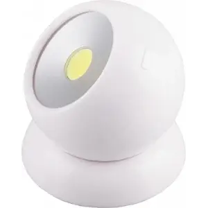 Фонарь подсветка Feron 1LED 3W 75*80мм, белый, FN1209 (3*AAA в комплект не входят)