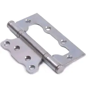 Петля накладная "БАБОЧКА" skobis (СКОБИС) 100x2,5 цинк белый (2шт.)