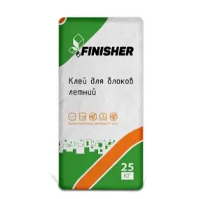 Клей монтажный FINISHER для газобетона 25 кг