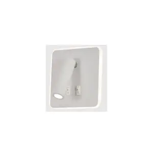 Бра Colpo 2731-1W WH, LED 9W+3W