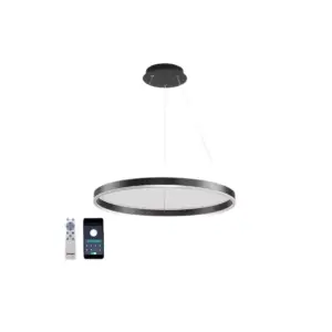 Светильник управляемый светодиодный STELLA 96W R-APP-600x1200-BLACK/WHITE-220-IP20