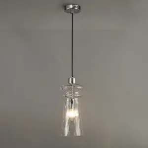Подвес 4968/1 MODERN ODL23 300 хром/прозрачный/металл/стекло E14 1*40W PASTI*