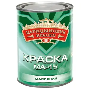 Краска МА-15 ярко-зеленая "Царицынские краски" 0,8 кг