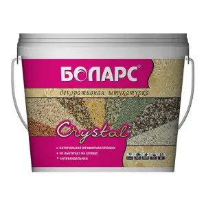Штукатурка декоративная БОЛАРС Кристалл 25 кг зерно 1,5 арт.2150п