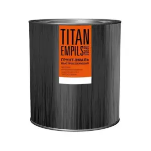 Грунт-эмаль быстросохнущая белая матовая (RAL 9010) 2,7кг ОРЕОЛ TITAN