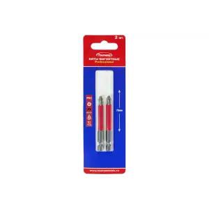 Биты магнитные PH2 70мм в TSUNAMI Professional (2 шт)