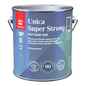 Лак универсальный высокоглянцевый TIKKIVALA (Tikkurila) Unica Super Strong EP 2,7л