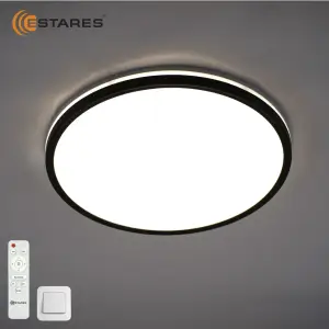 Светильник управляемый светодиодный SPICA 50W R-IRC-380x30-BLACK/WHITE-220-IP20