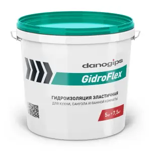 Мастика гидроизоляционная DANOGIPS GidroFlex эластичная 5 кг