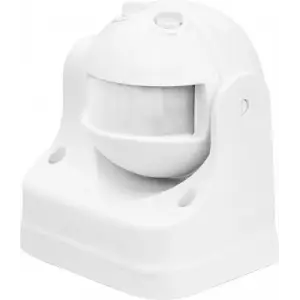Датчик движения и освещенности Feron 230V 1100W 12m 180° белый, SEN11/LX-39