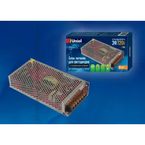 Блок питания 120Вт, 24В, IP20, 2 выхода Uniel UET-VAG-120B20