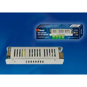 Блок питания 60Вт, 24В, IP20 Uniel UET-VAS-060B20