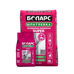 Шпаклевка полимерная БОЛАРС СУПЕР финишная белая 5 кг (0,2-2 мм)