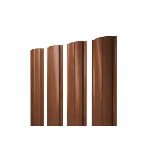 Штакетник металлический Grand Line Slim полукруглый 0.45 мм RAL **, длина *пог.м