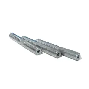 Шуруп-шпилька М10x100 цинк середина шестигранник (уп 2шт) SteelRex
