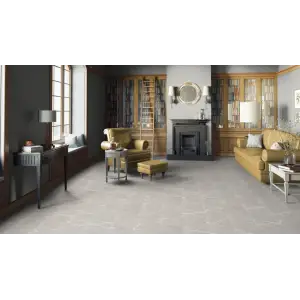 Плитка виниловая Tarkett Prime Click 34 класс Marble Grey 300*580*3,85
