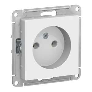 Механизм розетки одноместный СП AtlasDesign 16А IP20 без заземления, белый Systeme Electric ATN000141