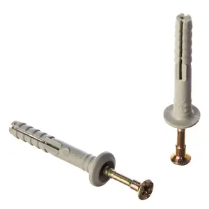Дюбель-гвоздь 6x40 с бортом (ведро 100шт) SteelRex