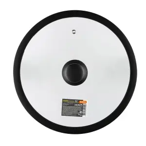 Крышка стеклянная d=28см CAPPELLO с силиконовым ободком