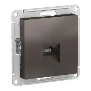 Механизм розетки компьютерной 1-местной СП AtlasDesign RJ45 мокко Systeme Electric ATN000683