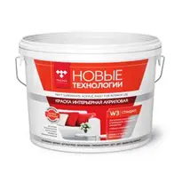 Краска ВДАК 2180 интерьерная супербелая Новые технологии W3 3 кг