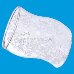 Плафон 12610 GLASS E14
