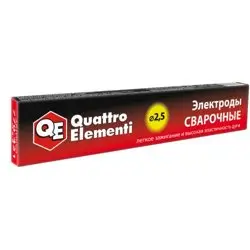 Электроды ОЗС-12 ф 2.5мм (QUATTRO ELEMENTI, 0,9 кг), рутиловые