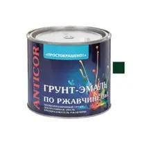 Грунт-эмаль по ржавчине 3 в 1 зелёная 2,7кг Простокрашено