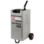 Пуско-зарядное устройство QUATTRO ELEMENTI Tech Boost 420 ( 12 / 24 Вольт, заряд до 75А, пуск до 390 А, 23кг)