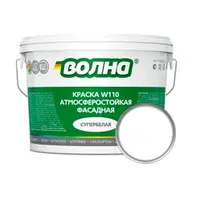 Краска ВД фасадная супербелая ВОЛНА W110 45 кг