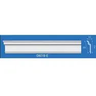 Плинтус потолочный ФОРМАТ 08019E экструзионный 2,0 м