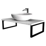 Столешница 1МАРКА GRUNGE LOFT 80 Бетон светлый