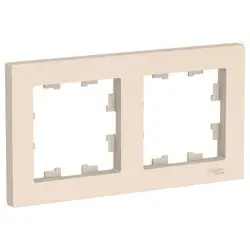 Рамка двухместная AtlasDesign универс. беж. Systeme Electric ATN000202