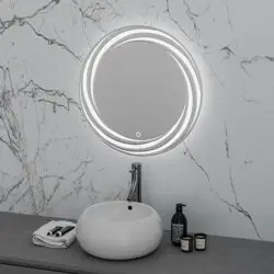 Зеркало GROSSMAN ARMA D700 LED 70х70 с сенсорным выключателем и гравировкой