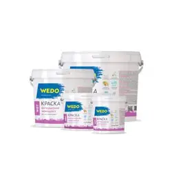 Краска ВД интерьерная моющаяся супербелая WEDO WD7 45кг